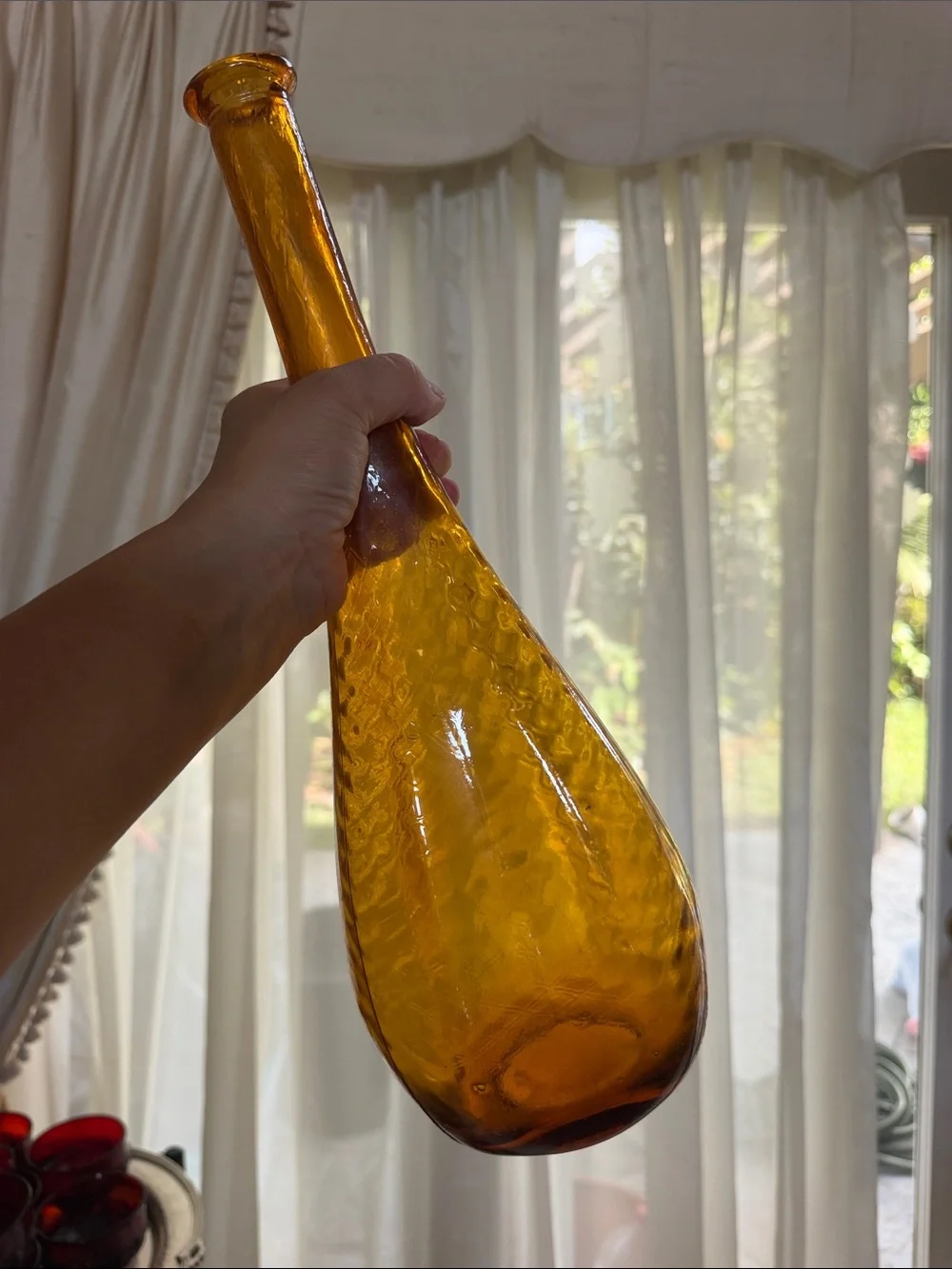 Vintage Rare Mid Century Empoli Genie bottle Decanter 15.5” with no stopper